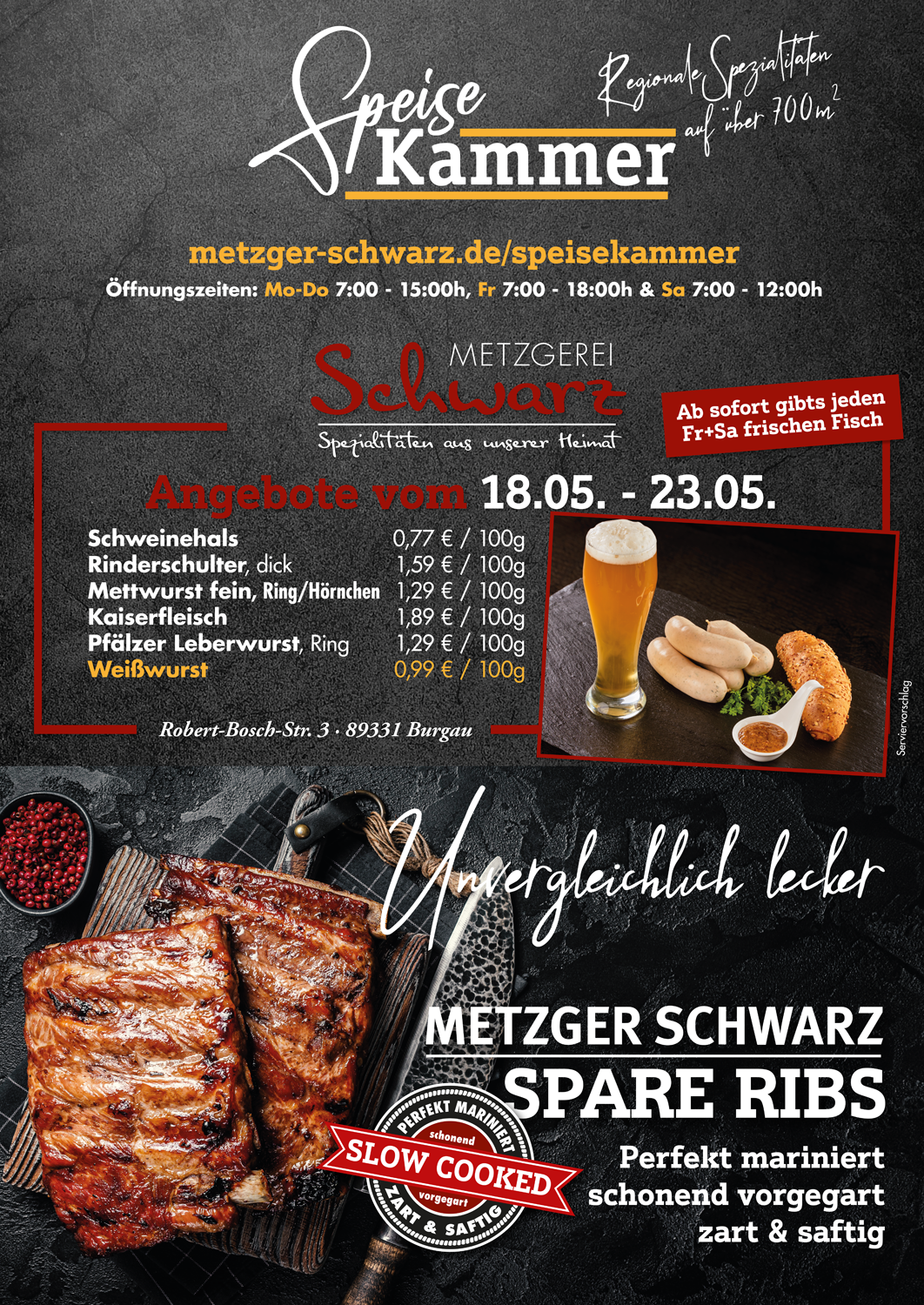 Unsere Wochenangebote für die Speisekammer vom 18.05.2026 - 23.05.2026
