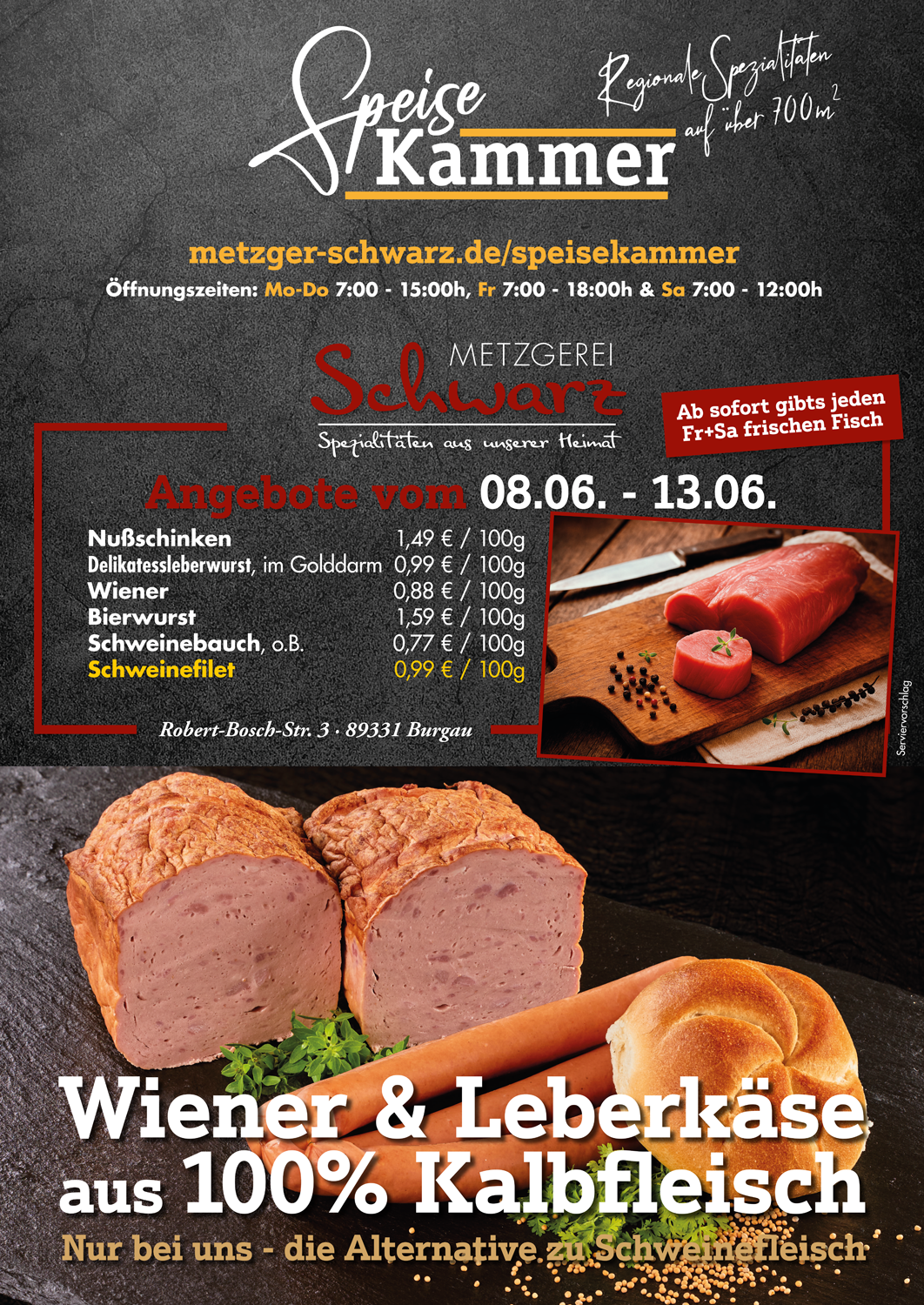 Unsere Wochenangebote für die Speisekammer vom 08.06.2026 - 13.06.2026