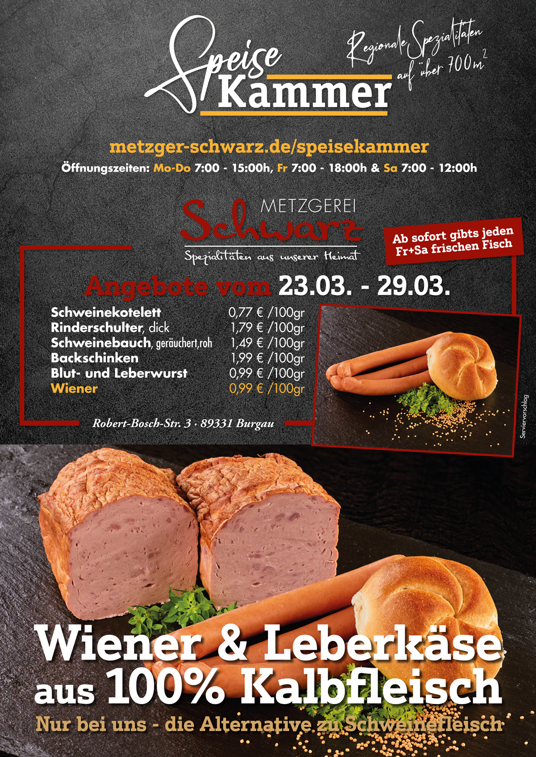 Unsere Wochenangebote für die Speisekammer vom 23.03.2026 - 29.03.2026