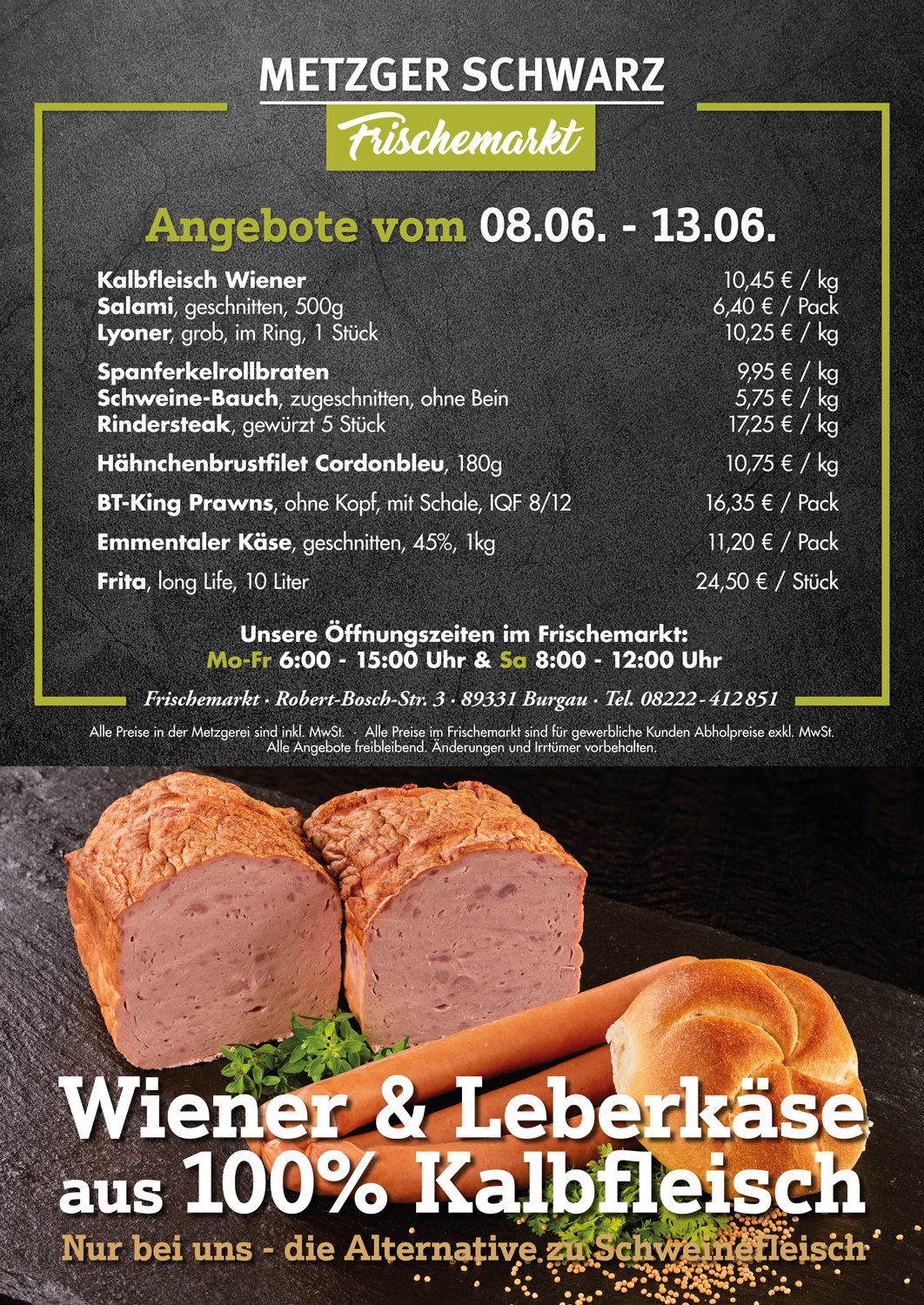 Unsere Wochenangebote für die Speisekammer vom 08.06.2026 - 13.06.2026